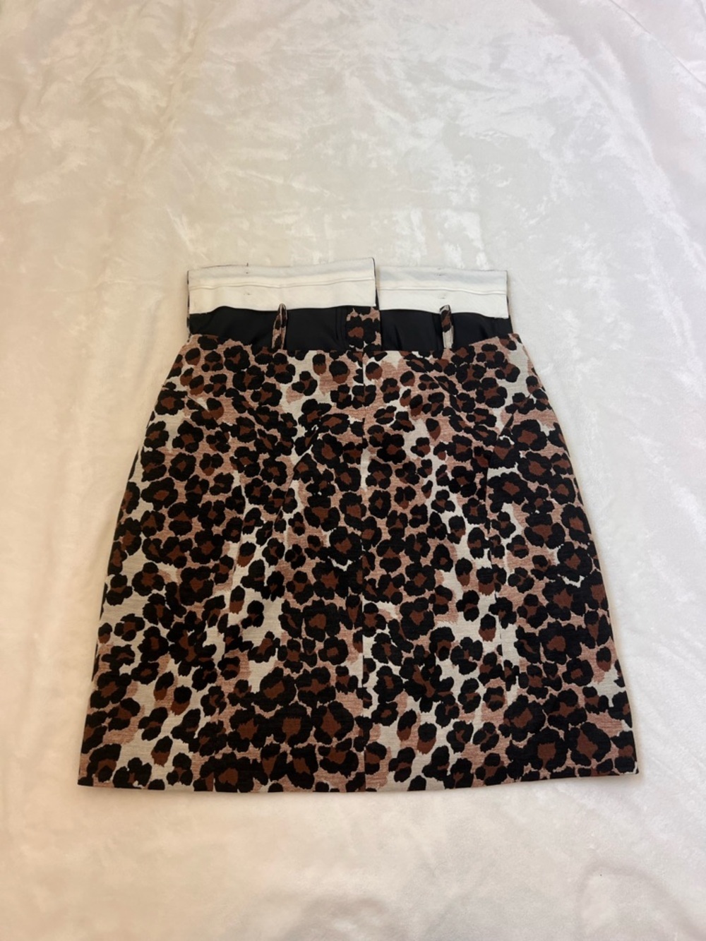 Push button leopard mini skirt - Picture 4 of 5